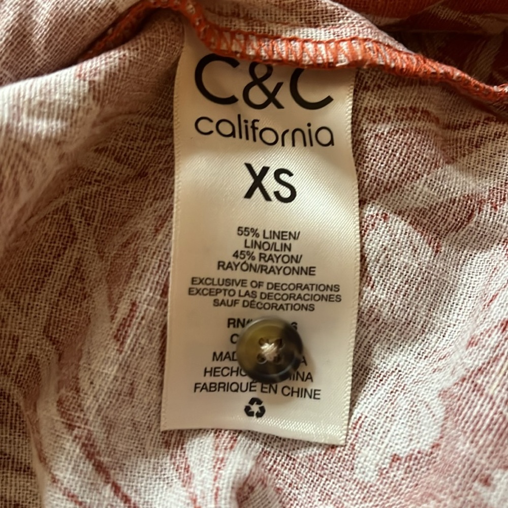 C&C California Linen Blend Ellis Dress - Picture 9 of 9